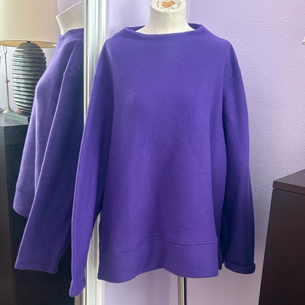 Talbots Plus Fleece Pullover